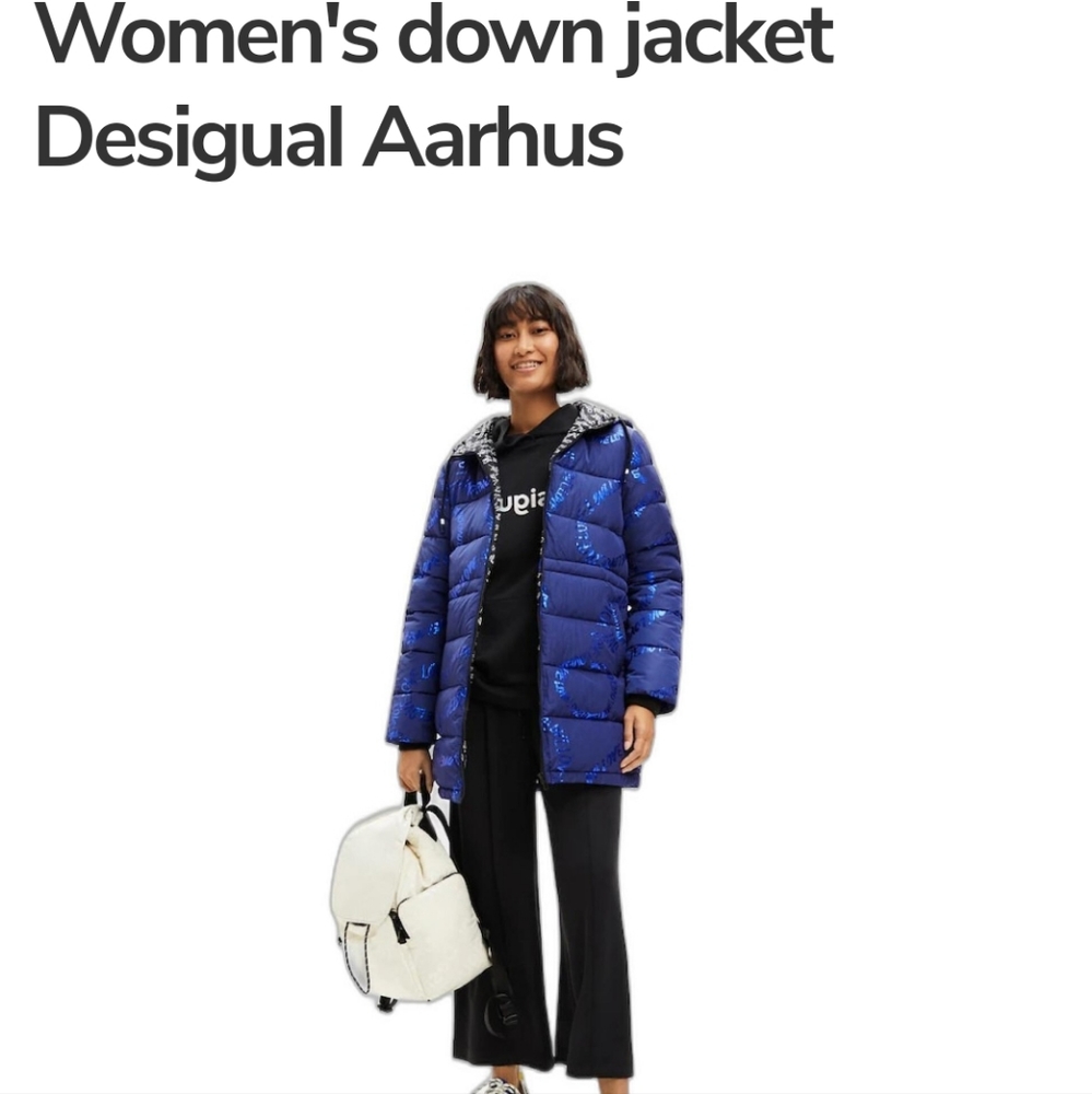 Women's down jacket Desigual Aarhus M
